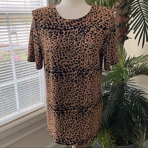 Vintage leopard tunic